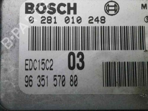 Engine control unit (ECU) PEUGEOT 406 (8B) 2.0 HDI 110 | BP2076612M57 