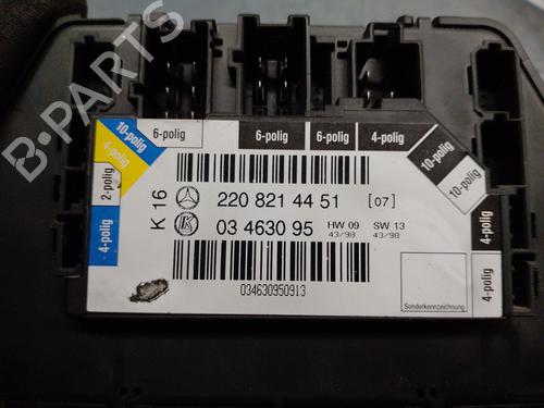 Electronic module MERCEDES-BENZ S-CLASS (W220, V220) S 500, S 500 L (220.075, 220.175, 220.875) | BP18259507M83 