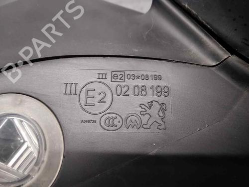 Left mirror PEUGEOT 5008 (0U_, 0E_) 2.0 HDi 150 / BlueHDi 150 | BP18024554C26 