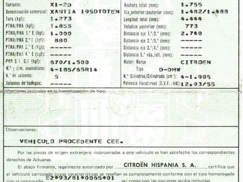 Gearbox CITROËN XANTIA (X1_, X2_) 1.9 SD | BP10405978M3 