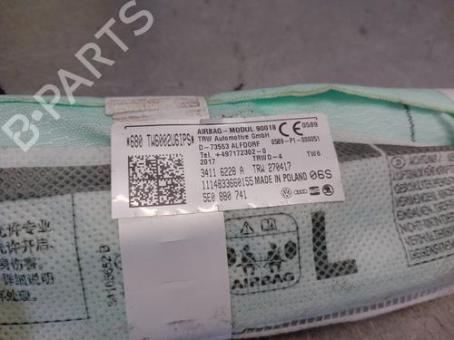 Left curtain airbag SKODA OCTAVIA III (5E3, NL3, NR3) 1.6 TDI | BP19488194C11 