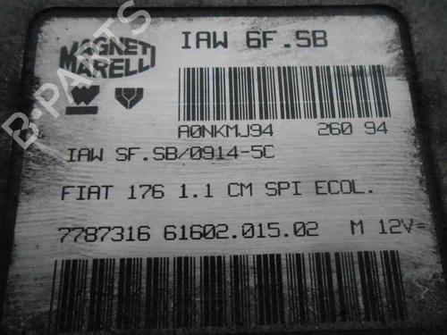 Engine control unit (ECU) FIAT PUNTO (176_) 55 1.1 | BP2063751M57 