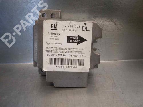 Used ECU airbags ECU airbags OPEL ASTRA G Hatchback (T98) 1.7 DTI 16V (F08, F48) (75 hp) 10407806 10407806
