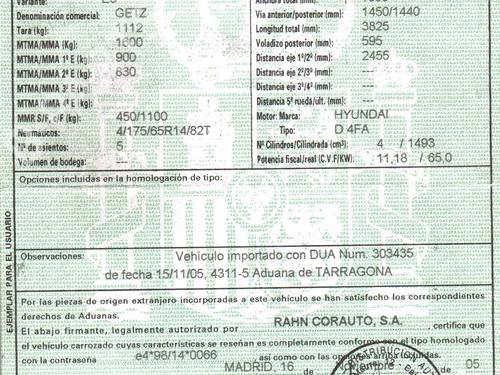 Left front window motor HYUNDAI GETZ (TB) 1.5 CRDi | BP11927861E21 