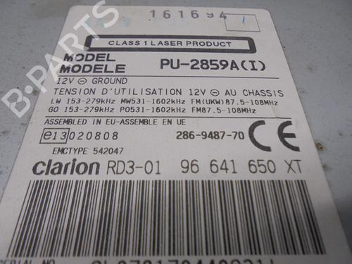 Radio CITROËN XSARA PICASSO (N68) 1.6 HDi | BP16244445E6 