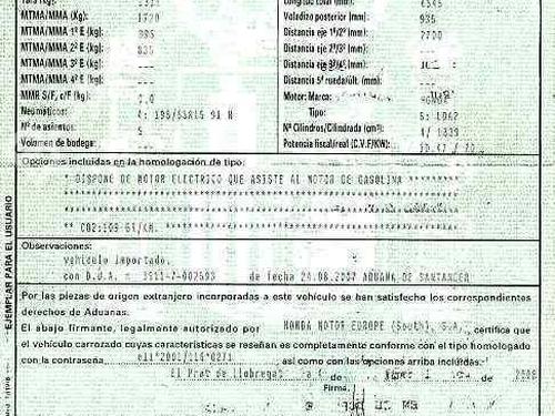 Used Parts HONDA CIVIC VIII Saloon (FD, FA)  1.3 IMA (FA3, FD3)  201889