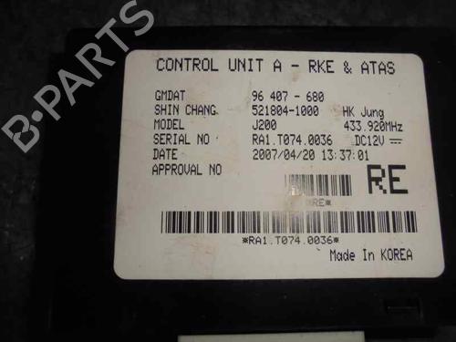 Control unit CHEVROLET NUBIRA Saloon 2.0 D | BP2290019M11 