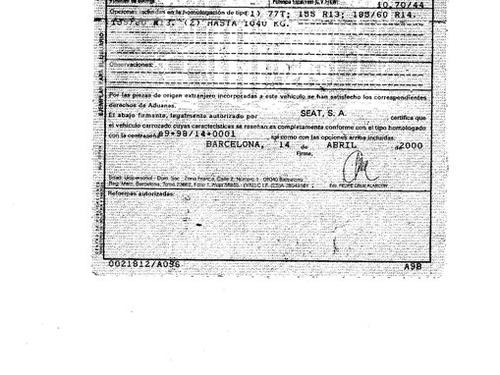 Right front door SEAT IBIZA II (6K1) 1.4 i | BP9193920C3  - Image 9