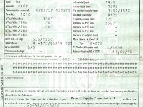 Kollisjonspute styreenhet RENAULT MEGANE I (BA0/1_) 1.6 e (BA0F, BA0S) | BP8690041M53 