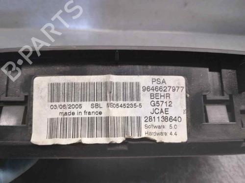 Climate control PEUGEOT 307 (3A/C) 1.6 HDi 110 | BP18675638I5 