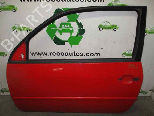 Left front door VW LUPO I (6X1, 6E1) 1.4 16V 6X3831051AJ | ROJO | 3P