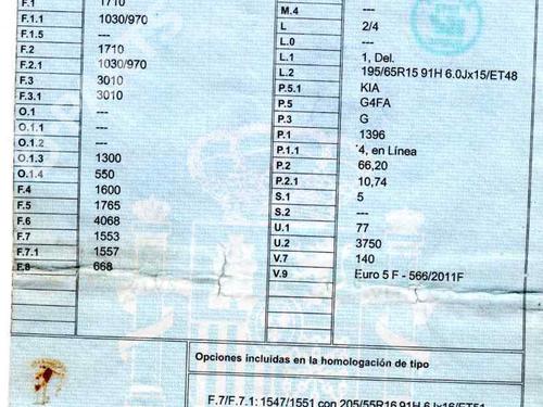 Used Parts KIA VENGA (YN)  1.4 CRDi 90  222826