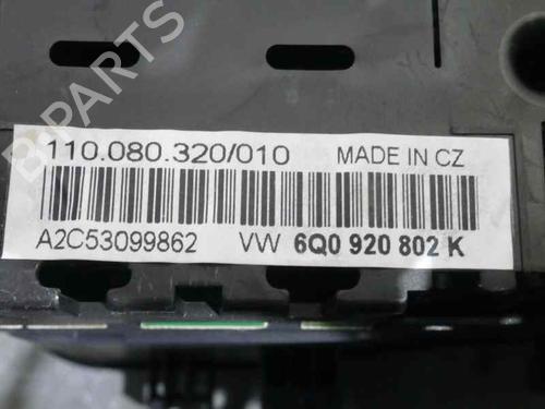 Instrument cluster VW POLO (9N_, 9A_) 1.4 TDI | BP2056175C47 