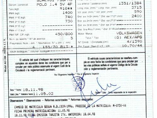 Alternator VW POLO III (6N1) 60 1.4 | BP2546295M7 