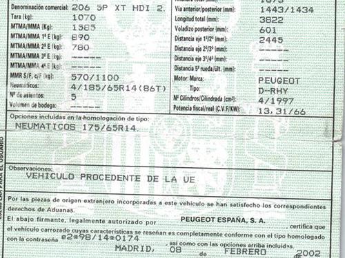 Right mirror PEUGEOT 206 Hatchback (2A/C) 2.0 HDI 90 | BP10389742C27  - Image 12