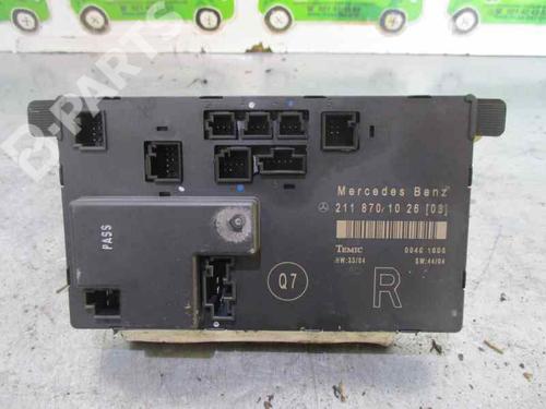 Used Comfort control module Comfort control module MERCEDES-BENZ E-CLASS (W211) E 320 CDI 4-matic (211.089) (224 hp) 2111235 2111235