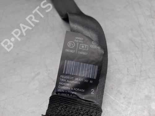 Rear right seatbelt PEUGEOT 3008 I MPV (0U_) 1.6 HDi | BP19924413I28 
