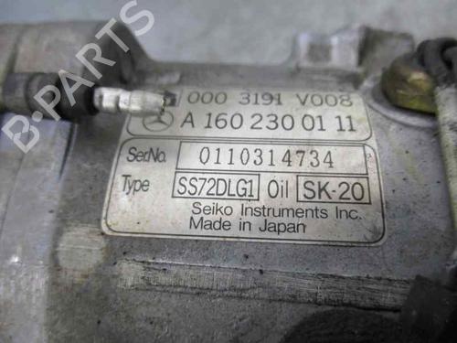 AC compressor SMART CITY-COUPE (450) 0.6 (S1CLB1, 450.331, 450.336) | BP12186070M34 