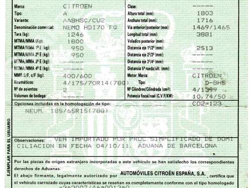 Right sun visor CITROËN NEMO Box Body/MPV (AA_) 1.4 HDi | BP7553120I2  - Image 10