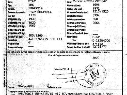 Wasserkühler FIAT MULTIPLA (186_) 1.9 JTD 105 (186AXB1A) | BP5097195M31 