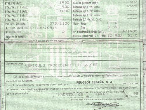 Hand brake PEUGEOT PARTNER MPV (5_, G_) 1.9 D | BP8926311I18  - Image 7