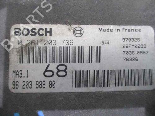Engine control unit (ECU) PEUGEOT 106 II (1A_, 1C_) 1.1 i | BP2124306M57 