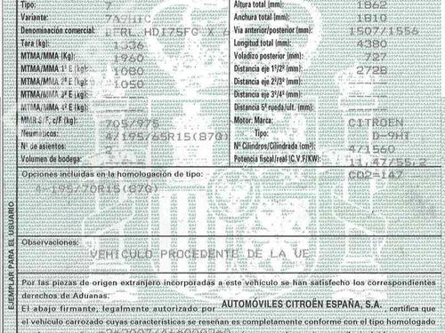 Right front window switch CITROËN BERLINGO Box Body/MPV (B9) 1.6 HDi 75 | BP6874131C105  - Image 9