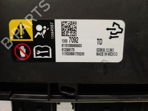 ECU airbags OPEL INSIGNIA A (G09) 1.6 CDTi (68) | BP18157639M53 