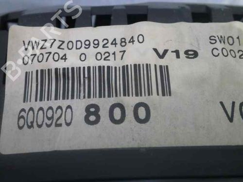 Instrument cluster VW POLO (9N_, 9A_) 1.4 16V | BP2116192C47 