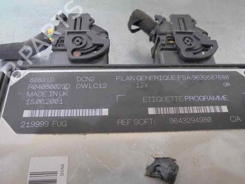 Engine control unit (ECU) CITROËN XSARA (N1)  | BP2072656M57 