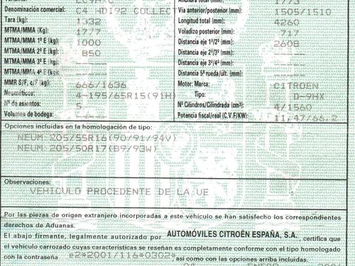 Left rear brake caliper CITROËN C4 I (LC_) 1.6 HDi | BP15816099M107 