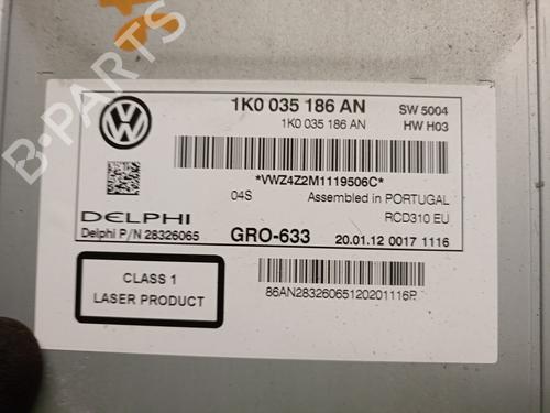 Radio VW GOLF VI Convertible (517) 1.6 TDI | BP19390206E6 