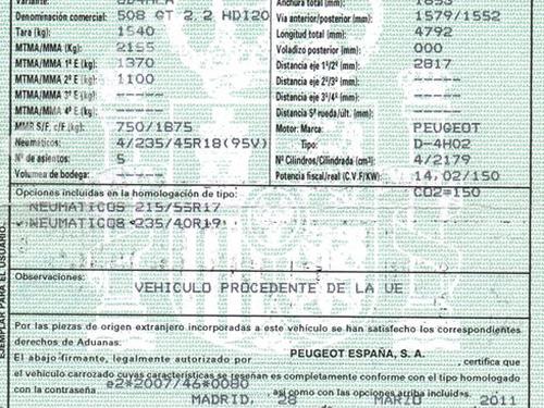 Front left exterior door handle PEUGEOT 508 I (8D_) 2.2 HDi | BP10103226C128  - Image 12