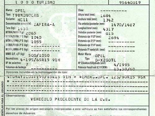 Central lock pump OPEL ZAFIRA A MPV (T98) 2.0 DI 16V (F75) | BP8954370M86  - Image 12