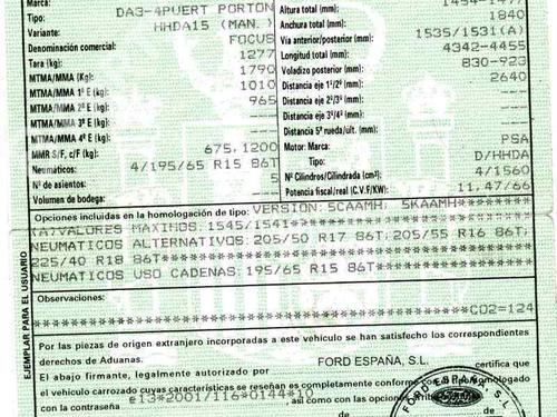 FORD FOCUS II Saloon (DB_, FCH, DH)  1.6 TDCi  190081