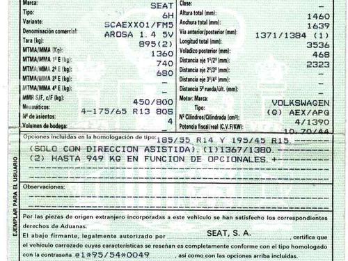 Used Parts SEAT AROSA (6H1)  1.4  226930