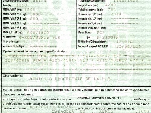 Elektronische sonde OPEL ASTRA H (A04) 1.9 CDTI (L48) | BP9425853M84 