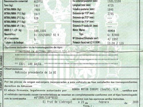 Engine HONDA ACCORD VIII (CU) 2.0 i (CU1) | BP19416357M1 