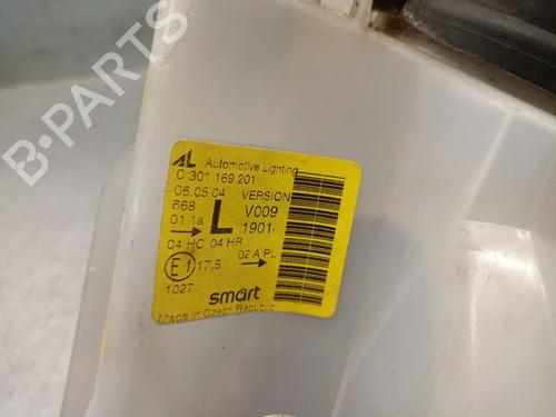 Left headlight SMART CITY-COUPE (450) 0.8 CDI (S1CLC1, 450.300, 450.301, 450.302, 450.303,... | BP19924108C28 