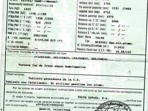 Used Parts VOLVO S70 (874)  2.4 Turbo  382936