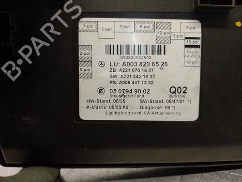 Electronic module MERCEDES-BENZ S-CLASS (W221, V221) S 320 CDI | BP19257476M83 