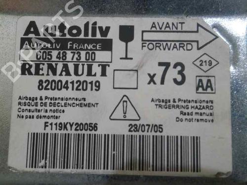 ECU airbags RENAULT VEL SATIS (BJ0_) 3.0 dCi (BJ0J, BJ0N) | BP2083117M53 