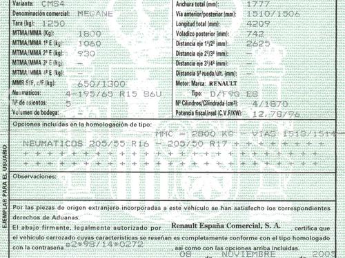 Kollisjonspute styreenhet RENAULT MEGANE II (BM0/1_, CM0/1_) 1.9 dCi | BP11290167M53 