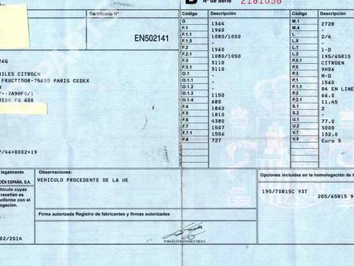 Fuse box CITROËN BERLINGO Box Body/MPV (B9) 1.6 HDi 90 16V | BP8381087E1  - Image 16
