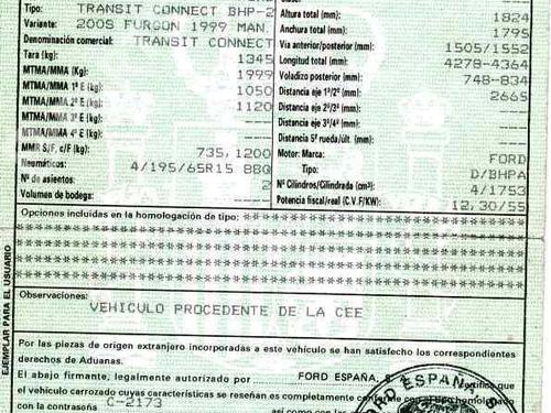 FORD TRANSIT CONNECT (P65_, P70_, P80_)  1.8 Di  175276