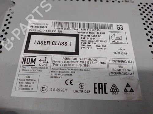 Radio NISSAN QASHQAI II (J11, J11_) 1.2 DIG-T | BP19642627E6 