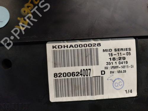 Instrument cluster RENAULT MEGANE I Coach (DA0/1_) 1.9 dCi (DA05, DA1F) | BP18484775C47 