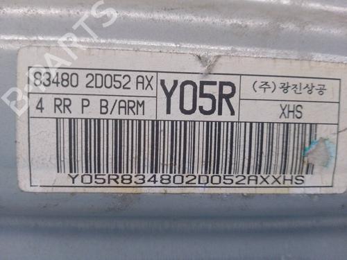 Rear right window mechanism HYUNDAI ELANTRA III (XD) 2.0 CRDi | BP17867163C25 