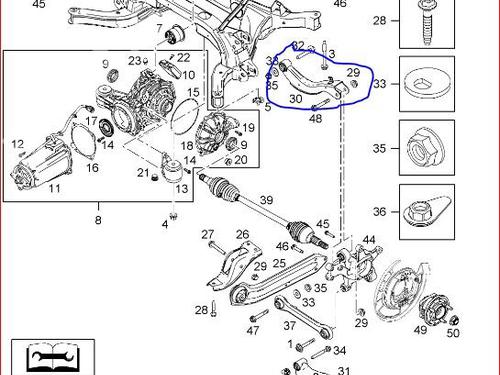 Right rear suspension arm OPEL ANTARA A (L07) 2.0 CDTI | BP17703974M15 