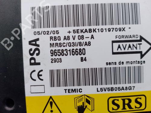 ECU airbags CITROËN C3 I (FC_, FN_) 1.6 16V | BP18880182M53 